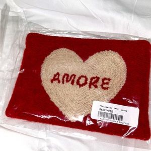 New in bag - Jenny Krauss zipper pouch - amore - purchased from Sundance